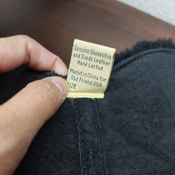 Vintage Old Friend Suede Sherpa‎ Lined  Boots Size 8 - Picture 7 of 10